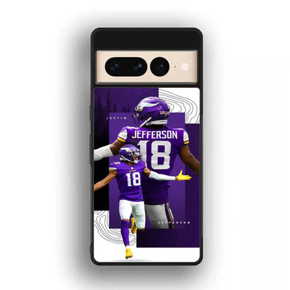 Justin Jefferson Vikings Nfl Google Pixel 7 Pro Case