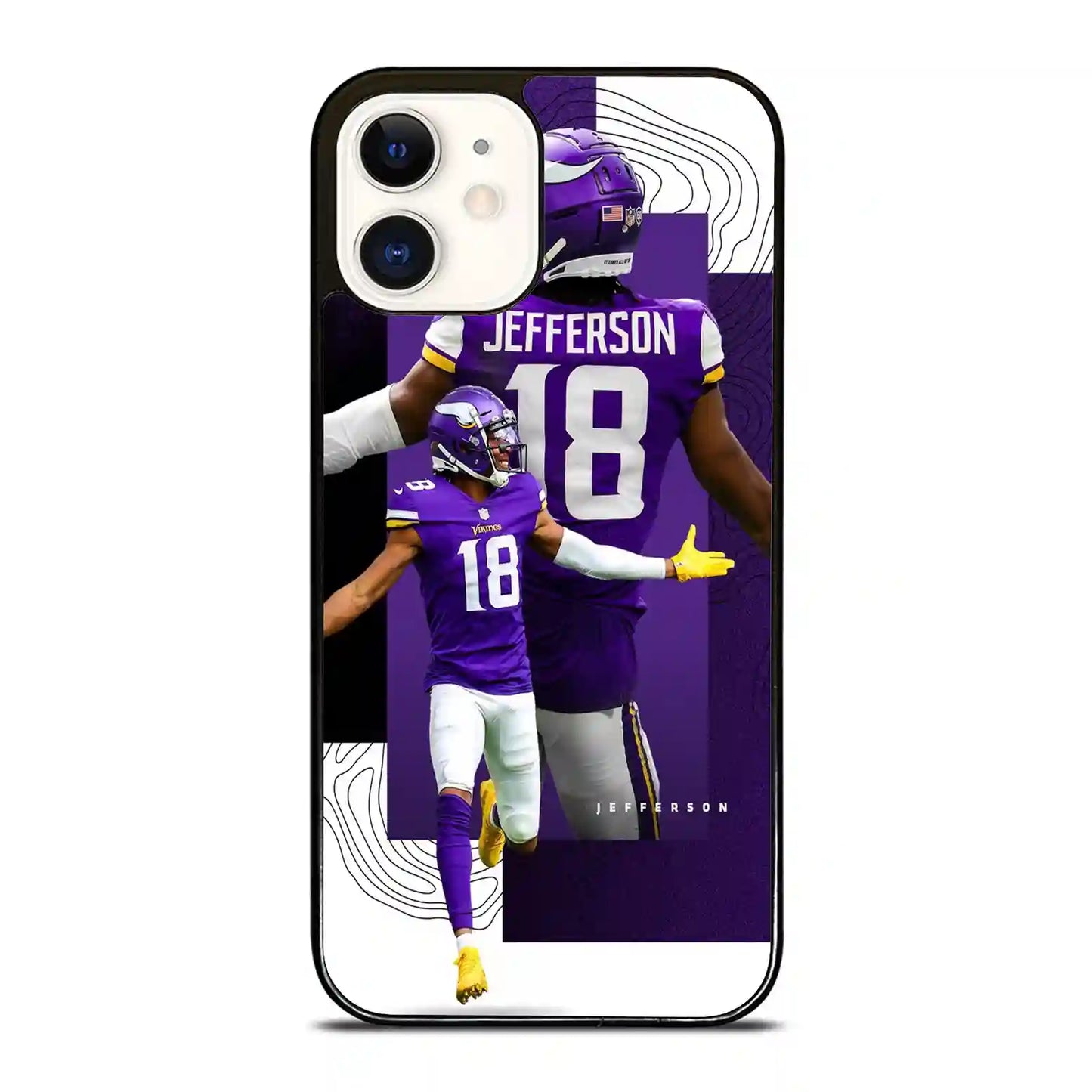 Justin Jefferson Vikings Nfl iPhone 12 Case