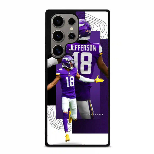 Justin Jefferson Vikings Nfl Samsung Galaxy S24 Ultra Case