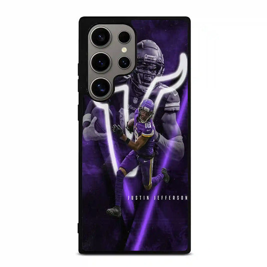 Justin Jefferson Vikings Samsung Galaxy S24 Ultra Case