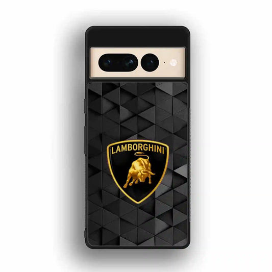 Lambhorgini Black Colorful Google Pixel 7 Pro Case