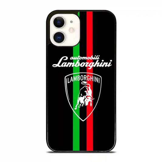 Lambhorgini Black Cool iPhone 12 Case