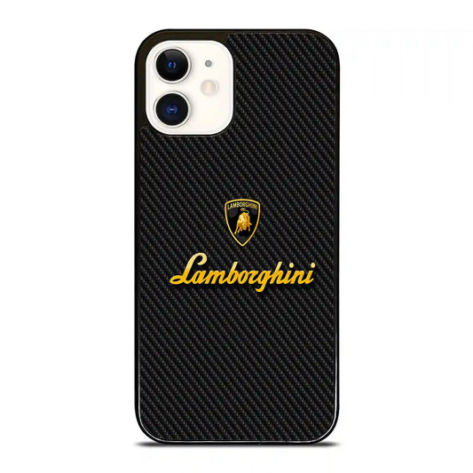 Lambhorgini Black Cute iPhone 12 Case