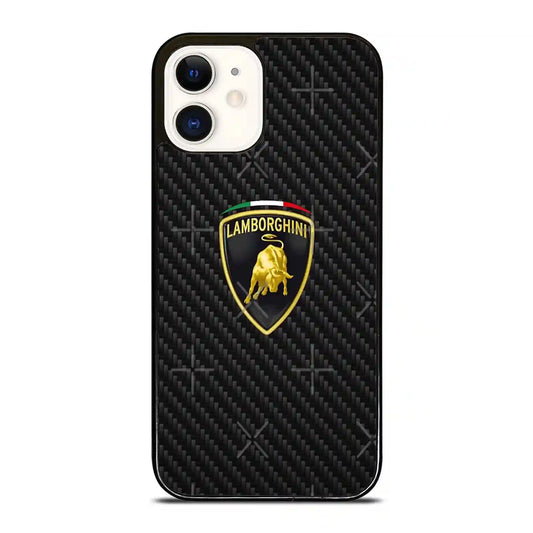 Lambhorgini Black Personalized iPhone 12 Case