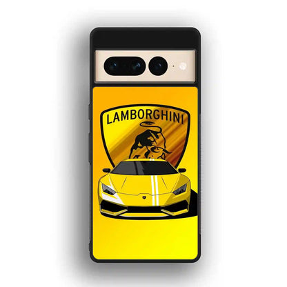 Lambhorgini Yellow Color Google Pixel 7 Pro Case