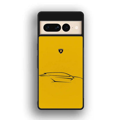 Lambhorgini Yellow Cute Google Pixel 7 Pro Case