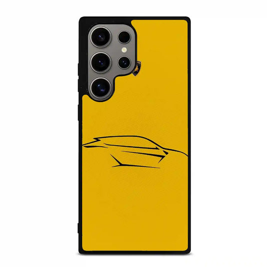 Lambhorgini Yellow Cute Samsung Galaxy S24 Ultra Case