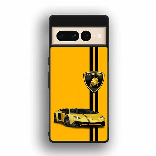 Lambhorgini Yellow Google Pixel 7 Pro Case