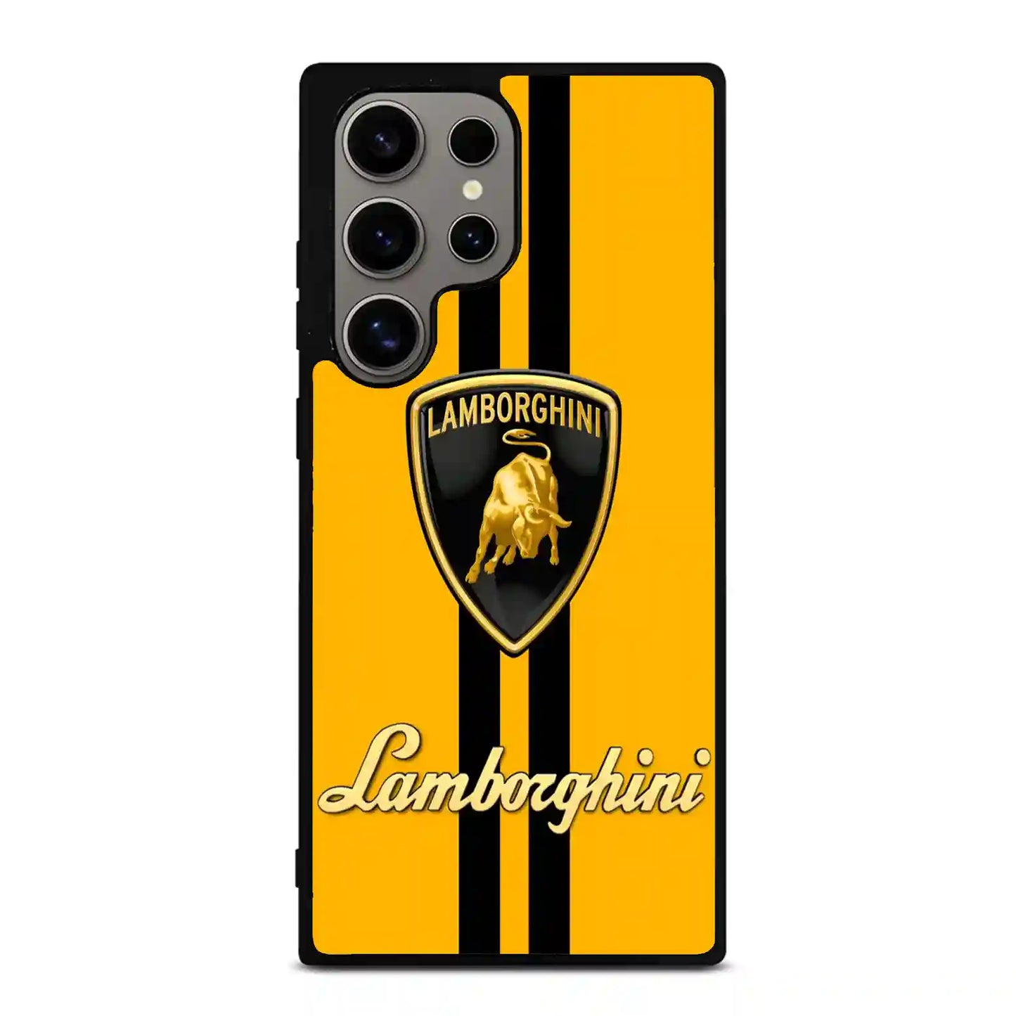 Lambhorgini Yellow Retro Samsung Galaxy S24 Ultra Case