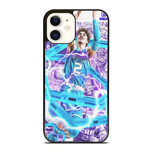 Lamelo Ball Charlotte Hornets iPhone 12 Case