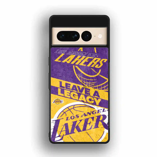 Los Angeles Lakers Personalized Google Pixel 7 Pro Case