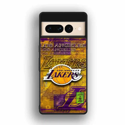 Los Angeles Lakers Retrocolorful Google Pixel 7 Pro Case