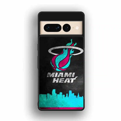 Miami Heat Retro Classic Google Pixel 7 Pro Case