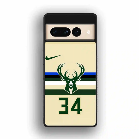 Milwaukee Bucks Personalized Google Pixel 7 Pro Case