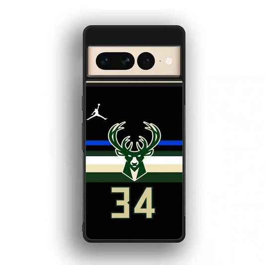 Milwaukee Bucks Retrocolor Google Pixel 7 Pro Case