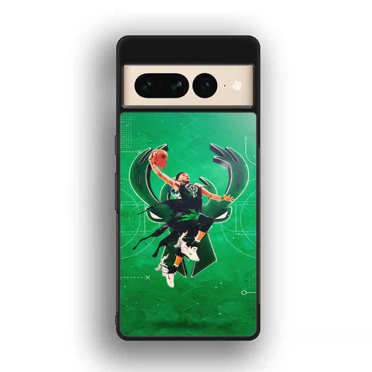 Milwaukee Bucks Retrocolorful Google Pixel 7 Pro Case