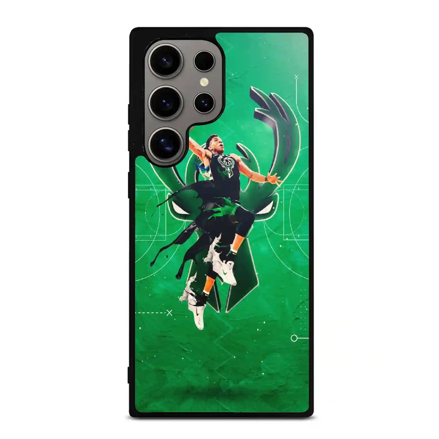 Milwaukee Bucks Retrocolorful Samsung Galaxy S24 Ultra Case