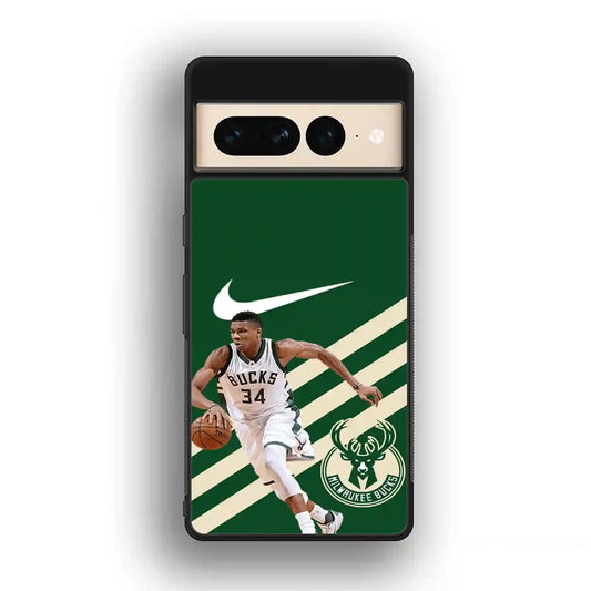 Milwaukee Bucks Retropersonalized Google Pixel 7 Pro Case