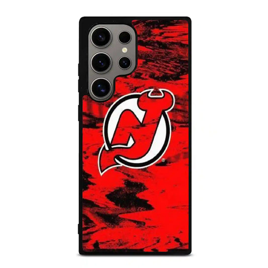 New Jersey Devils Colorful Samsung Galaxy S24 Ultra Case