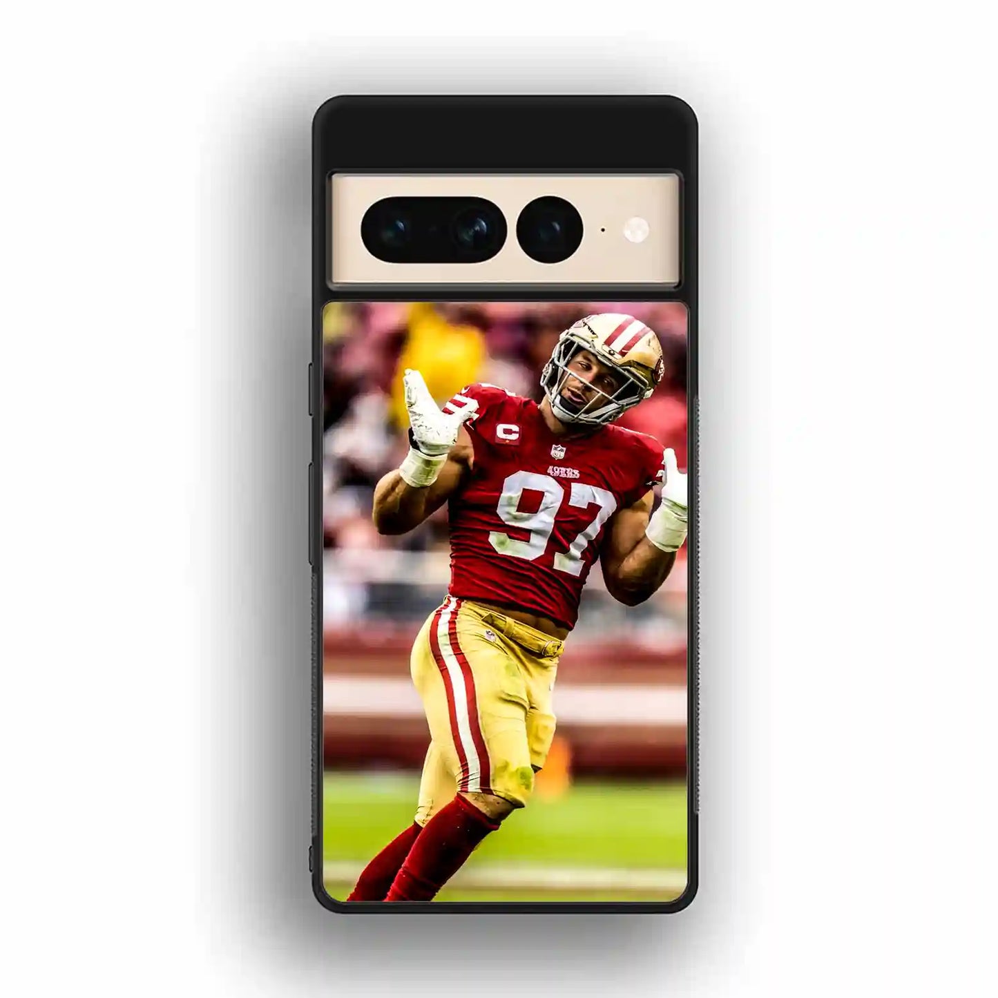 Nick Bosa Dark Google Pixel 7 Pro Case