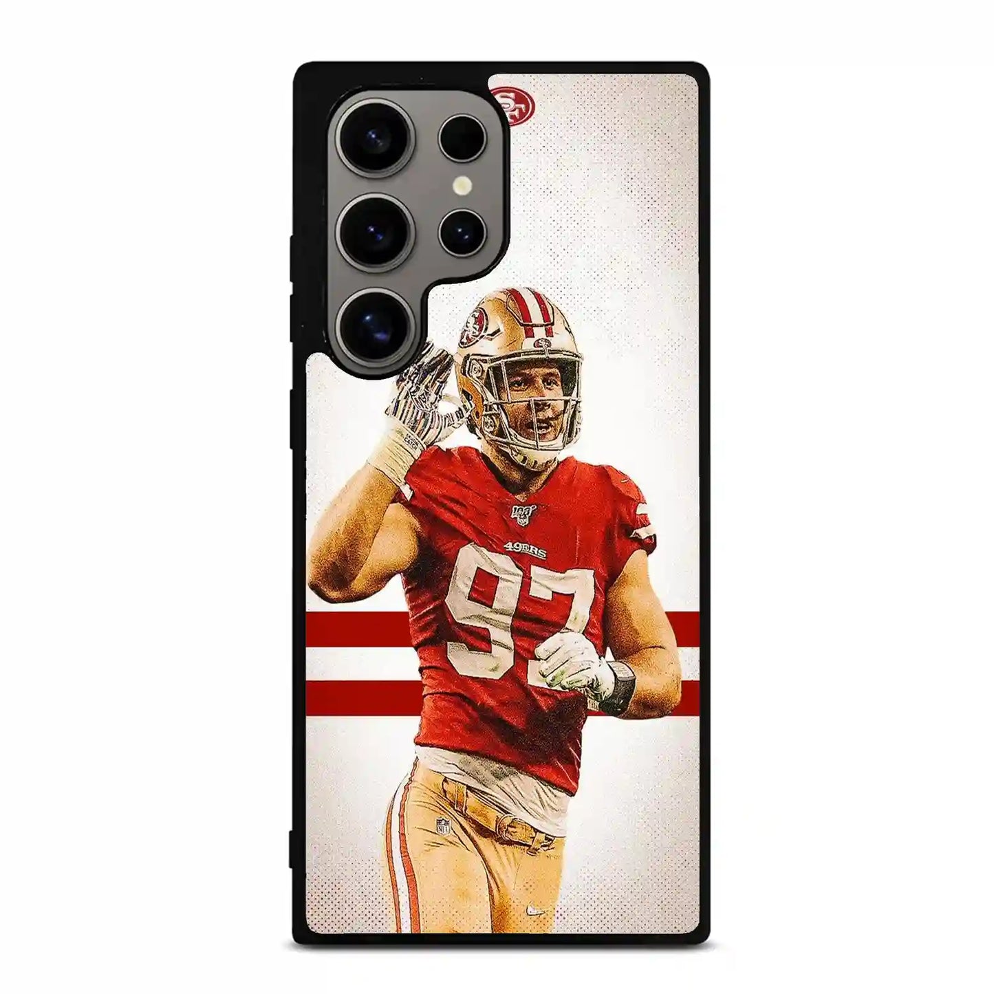 Nick Bosa Football Samsung Galaxy S24 Ultra Case