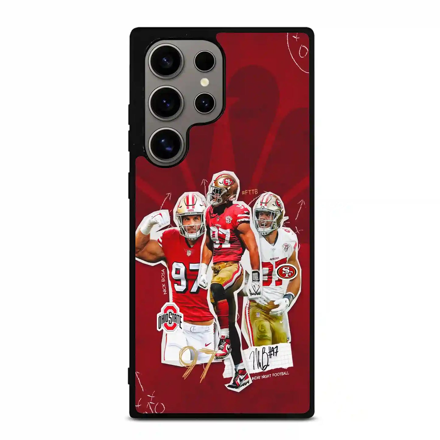 Nick Bosa Player Samsung Galaxy S24 Ultra Case