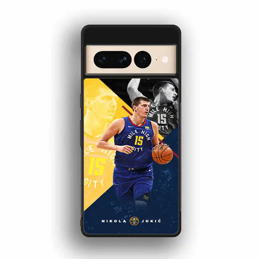 Nikola Jokic Basketball Nuggets Google Pixel 7 Pro Case