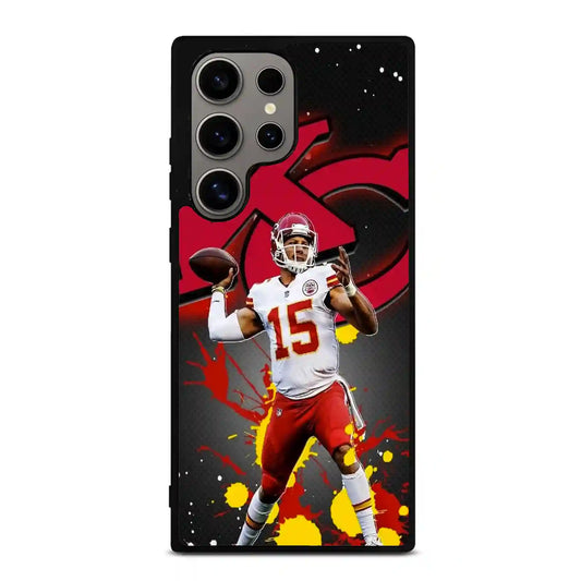 Patrick Mahomes Chiefs Football Player Samsung Galaxy S24 Ultra Case