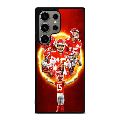 Patrick Mahomes Fire Samsung Galaxy S24 Ultra Case