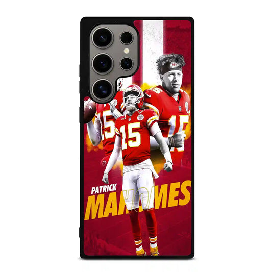 Patrick Mahomes Football Samsung Galaxy S24 Ultra Case