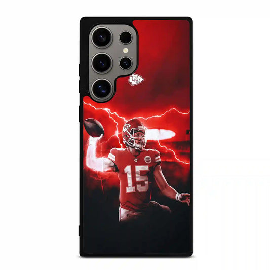 Patrick Mahomes Lightning Samsung Galaxy S24 Ultra Case