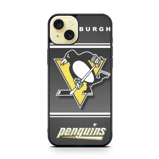 Pittsburgh Penguins Color iPhone 15 Plus Case