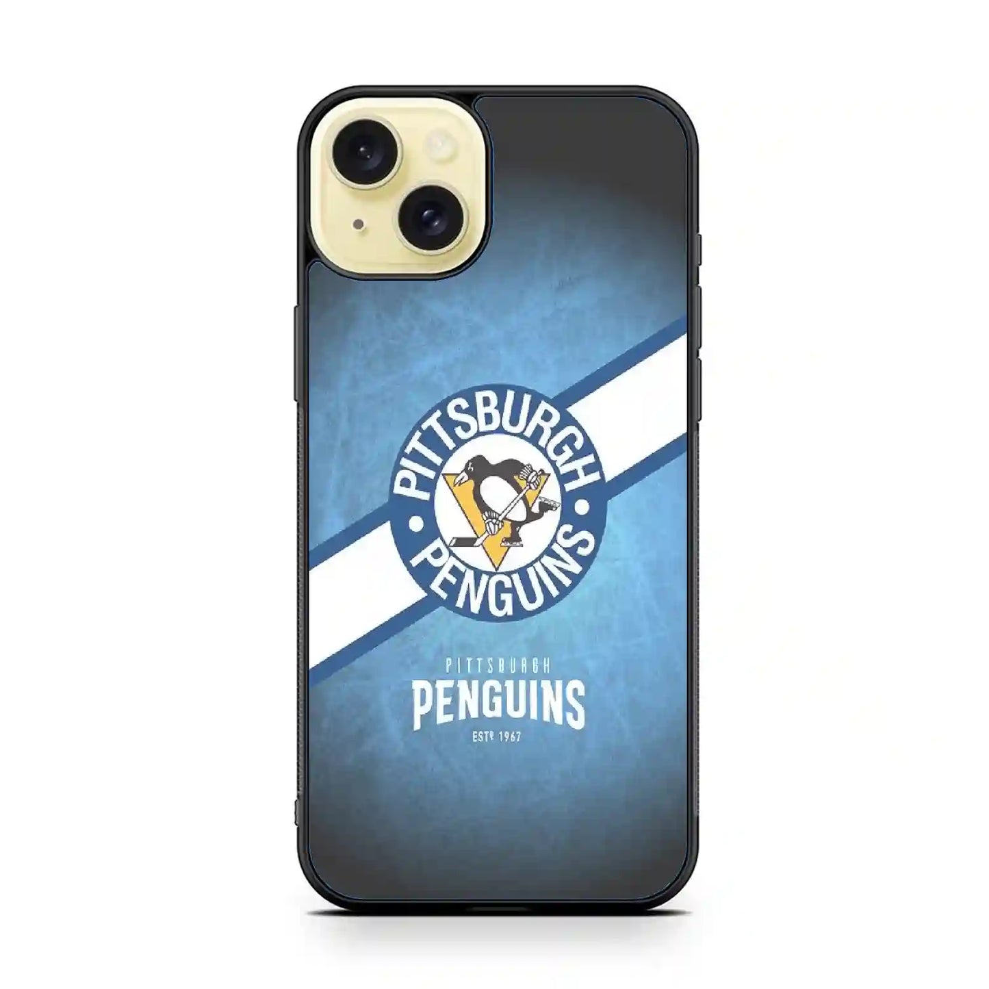 Pittsburgh Penguins Vintage iPhone 15 Plus Case