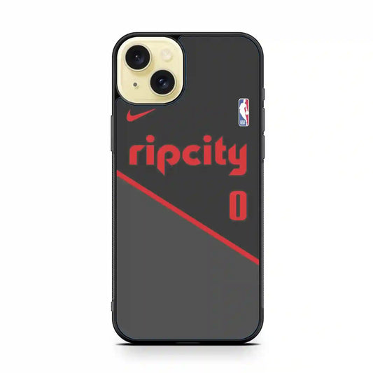 Portland Trailblazers Cool iPhone 15 Plus Case