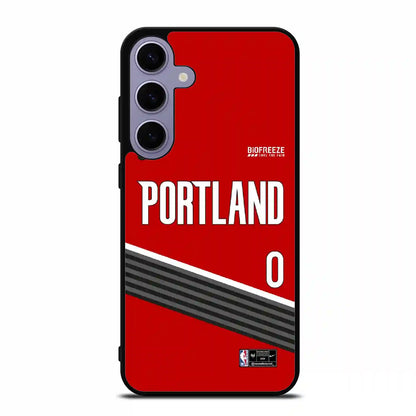 Portland Trailblazers Personalized Samsung Galaxy S24 Plus Case