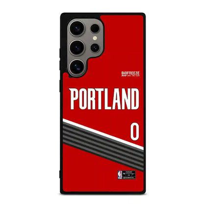 Portland Trailblazers Personalized Samsung Galaxy S24 Ultra Case