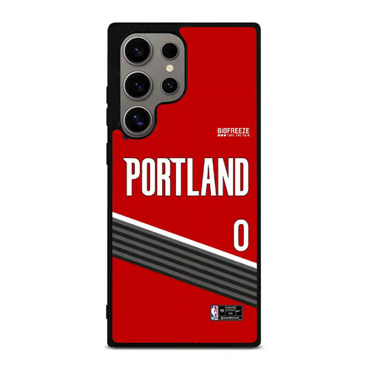 Portland Trailblazers Personalized Samsung Galaxy S24 Ultra Case