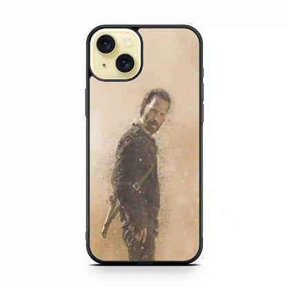 Rick Grimes Colorful iPhone 15 Plus Case