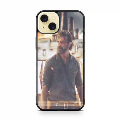 Rick Grimes Cute iPhone 15 Plus Case