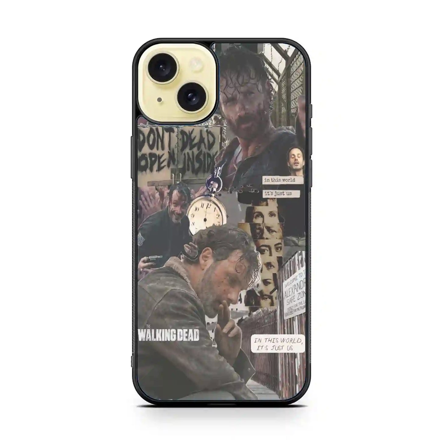 Rick Grimes Retro iPhone 15 Plus Case