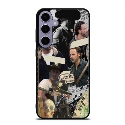 Rick Grimes Vintage Samsung Galaxy S24 Plus Case