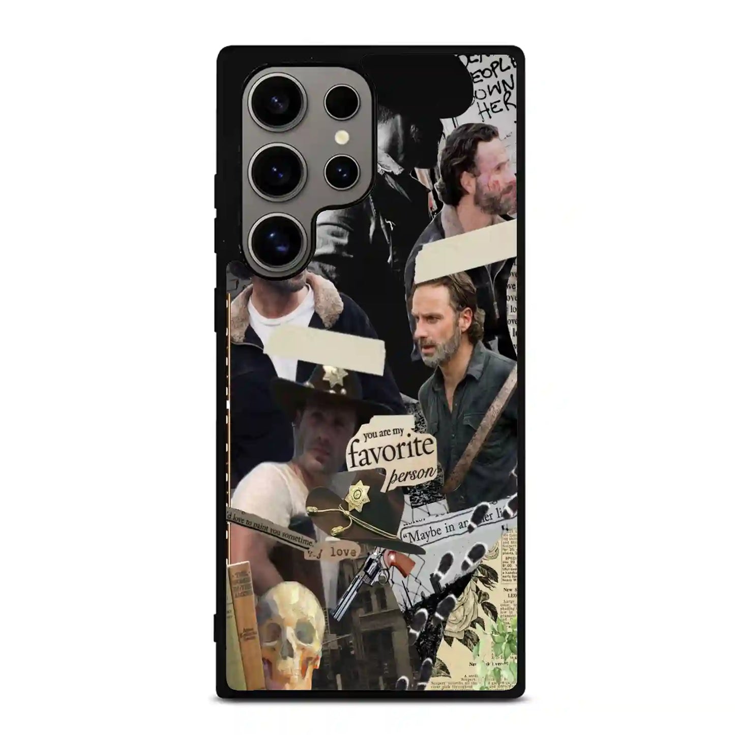 Rick Grimes Vintage Samsung Galaxy S24 Ultra Case