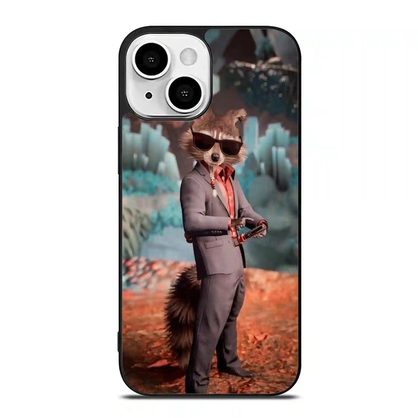 Rocket Racoon Colorful iPhone 13 Mini Case