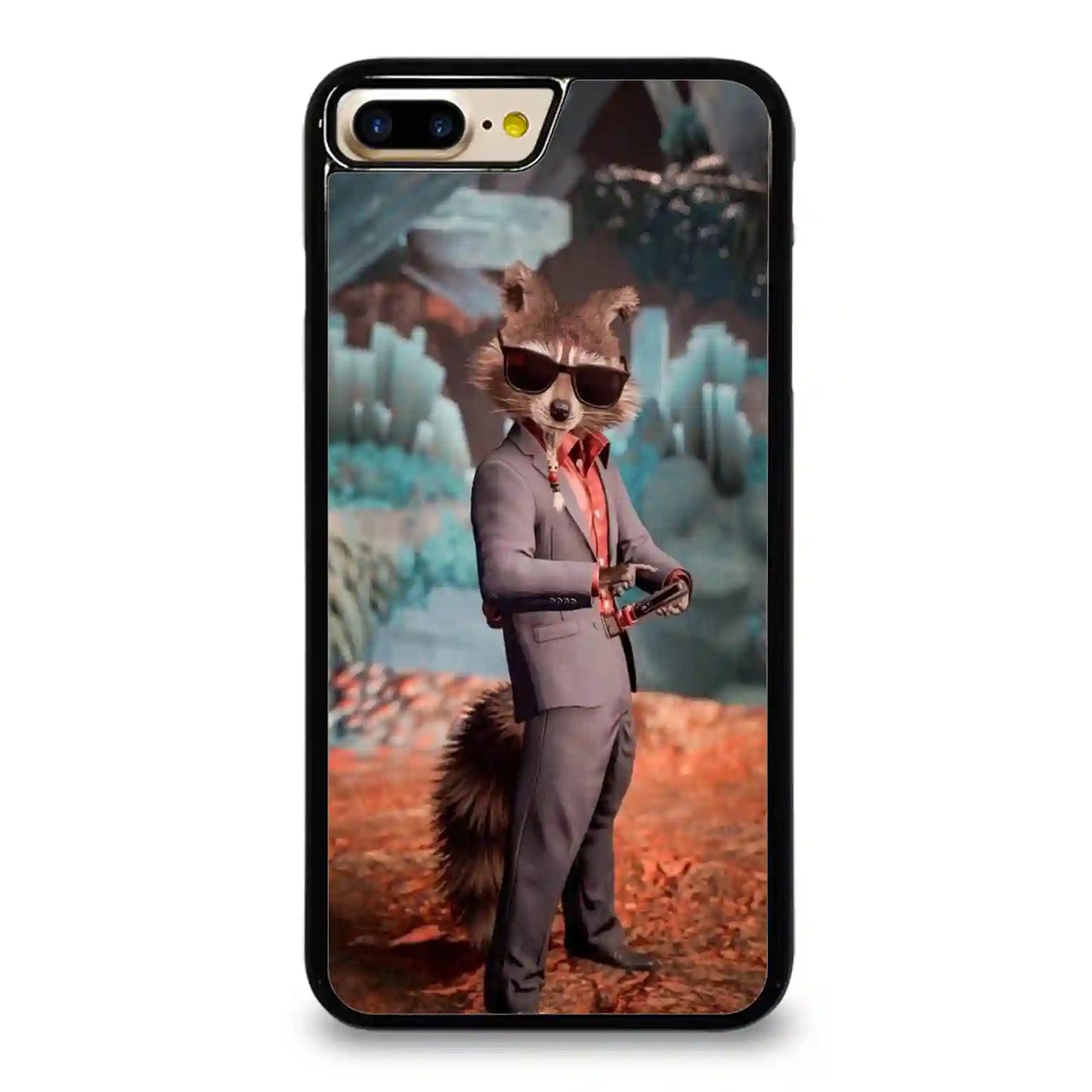 Rocket Racoon Colorful iPhone 7-8 Plus Case