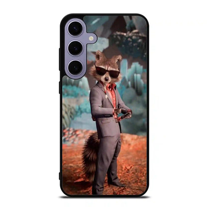 Rocket Racoon Colorful Samsung Galaxy S24 Plus Case