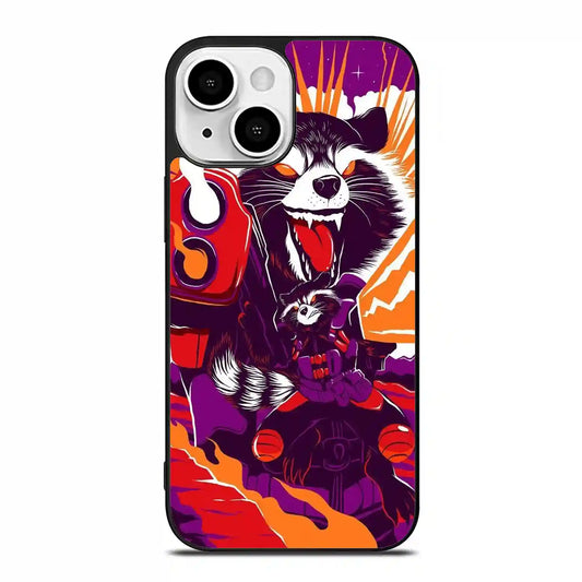 Rocket Racoon Cute iPhone 13 Mini Case