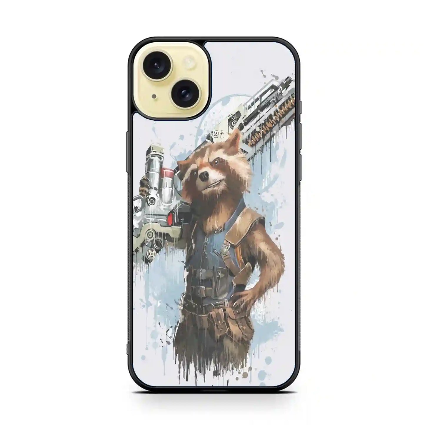 Rocket Racoon Personalized iPhone 15 Plus Case