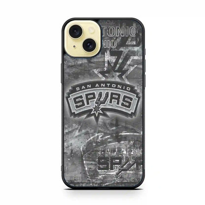 San Antonio Spurs  Retro Vintage iPhone 15 Plus Case