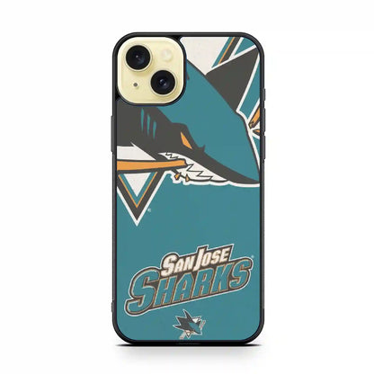 San Jose Sharks Colorful iPhone 15 Plus Case