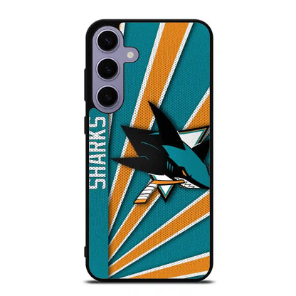 San Jose Sharks Personalized Samsung Galaxy S24 Plus Case